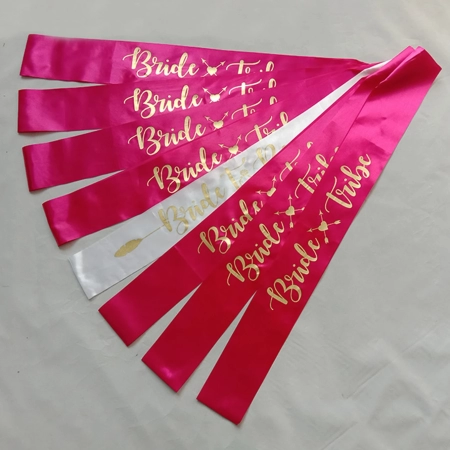 Bride Tribe Sashes