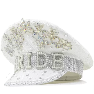 Bride to be rhinestone captain Hat